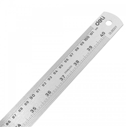 RULER STAINLESS STEEL 1 METER DELI DL-8100Y