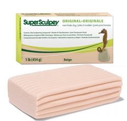 SUPER SCULPEY 1 LB PACK BEIGE SYSS/1