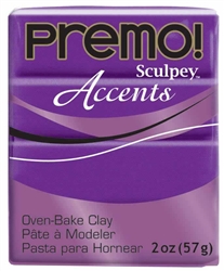 PREMO 2 onz PURPLE PEARL METALLIC-SCULPEY CLAY SYP5031