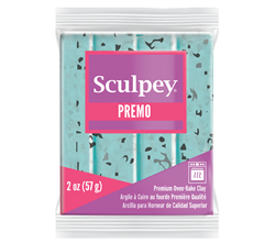 PREMO 2 onz TURQUOISE GRANITE - SCULPEY CLAY SYP5036