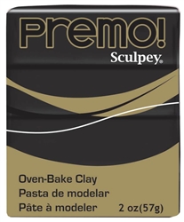 PREMO 2 onz BLACK - SCULPEY CLAY SYP5042