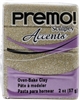 PREMO 2 onz WHITE GOLD GLITTER ACCENTS - SCULPEY CLAY SYP5132