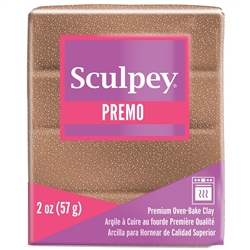 PREMO 2 onz ROSE GOLD GLITTER ACCENTS - SCULPEY CLAY SYP5135