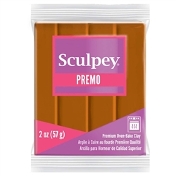 PREMO 2 onz RAW SIENNA - SCULPEY CLAY SYP5392