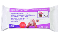 SCULPEY AIR DRY CLAY 1000 grams - WHITE SYAD2222