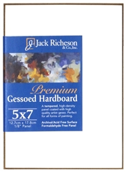 GESSOED HARDBOARD PANEL 5x7 INCHES 1510507