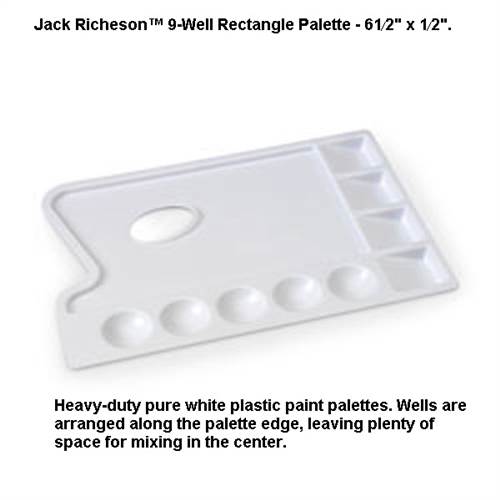 Jack Richeson Ten Well Palette With Cover