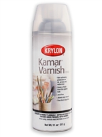 KRYLON KAMAR SPRAY VARNISH ACRYLIC-WATERCOLOR- OIL- RETOUCH 11OZ KR1312