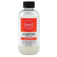 GAMVAR OIL & ACRYLIC MATTE VARNISH 8.5 ONZ GAMBLIN GB10708