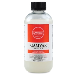 GAMVAR OIL & ACRYLIC MATTE VARNISH 8.5 ONZ GAMBLIN GB10708