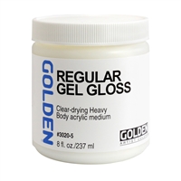 GOLDEN ACRYLIC REGULAR GEL GLOSS MEDIUM 8OZ - GD3020-5