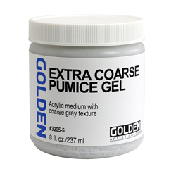 GOLDEN ACRYLIC GEL EXTRA COARSE PUMICE 8 onz GD3205-5