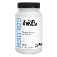 GOLDEN ACRYLIC GLOSS MEDIUM 8 onz GD3510-5