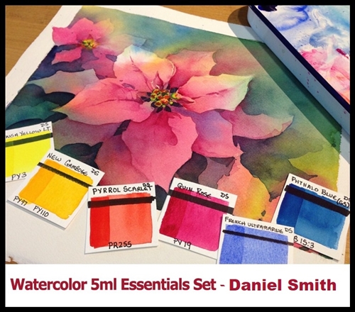 Floral 1/2 Pan Daniel Smith Watercolor Set (6 colors)