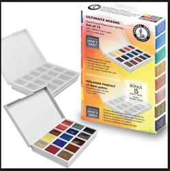 DANIEL SMITH WATERCOLOR SET - 1/2 PAN ULTIMATE MIXING SET/15 DJ285650009