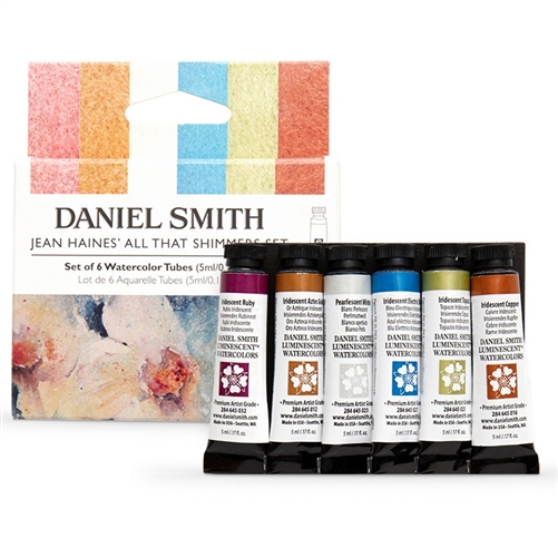 Daniel Smith Luminescent Watercolor Paint Set 48 Colors Full Set Glitter  Paint Metallic Paint Hand Poured Watercolor Paint 