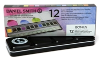 DANIEL SMITH WATERCOLOR SET -  1/2 PAN COLORS OF INSPIRATION SET/12 DJ285650103