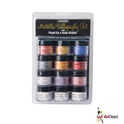 PEARL EX  PIGMENT SET - 12 COLOR CALLIGRAPHY SET JAC0620