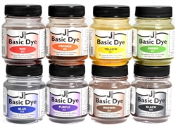 JACQUARD BASIC DYE 1/2 OZ SET 8 COLORS JAJBD110S