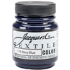 JACQUARD TEXTILE COLOR FABRIC PAINT 2.25OZ NAVY BLUE 113- JAC1113