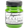 JACQUARD TEXTILE COLOR FABRIC PAINT 2.25OZ APPLE GREEN 116 - JAC1116