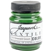 JACQUARD TEXTILE COLOR FABRIC PAINT 2.25OZ EMERALD GREEN 117 - JAC1117