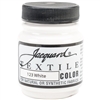 JACQUARD TEXTILE COLOR FABRIC PAINT 2.25OZ WHITE 123 - JAC1123