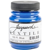 JACQUARD TEXTILE COLOR FABRIC PAINT 2.25OZ FLOURESCENT BLUE 155 - JAC1155