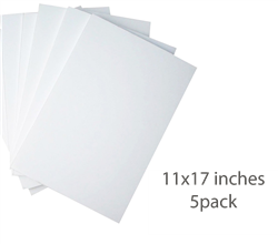 ILLUSTRATION BOARD WHITE 11x17 inches-5Pack 0501028