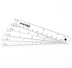 SCALE - FAN SHAPED DRAFTING 8017