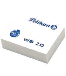 ERASER PELIKAN WHITE RUBBER WS20