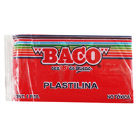 PLASTICINE CLAY BACO RED 180 grams 20500011