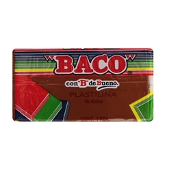 PLASTICINE CLAY BACO BROWN 180 grams 20500006