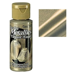 ACRYLIC AMERICANA 2 onz- 59 ml METALLIC CHAMPAGNE GOLD DPDA202-3