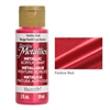 ACRYLIC AMERICANA 2 onz- 59 ml METALLIC FESTIVE RED DPDA262-3