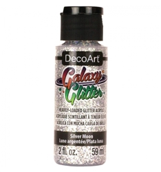 GALAXY GLITTER PAINT 2OZ  - SILVER MOON DPDGG02-30