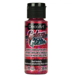 GALAXY GLITTER PAINT 2OZ  - RED NEBULA DPDGG04-30