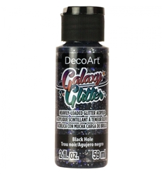 GALAXY GLITTER PAINT 2OZ - BLACK HOLE DPDGG08-30