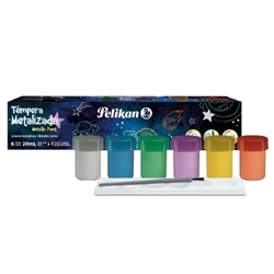 TEMPERA PELIKAN SET 6 METALLIC 20030246