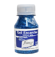 FRANCO GLITTER BLUE GEL 60ml 482611-16026