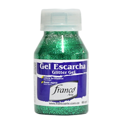 FRANCO GLITTER GREEN GEL 60ml 482635-16028