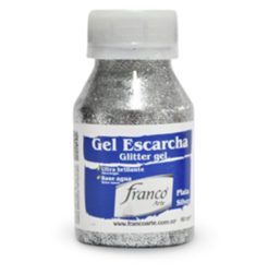 FRANCO GLITTER SILVER GEL 60ml 482659-16029