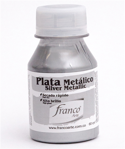 Silver Metallic Acrylic Paint