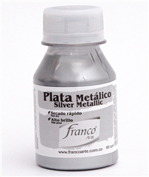 LIQUID LEAF METALLIC SILVER 60ml SOLVENT BASE 483298-16023