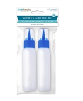 PLASTIC WRITER/GLUE BOTTTLES 2OZ PK2 MQPB228