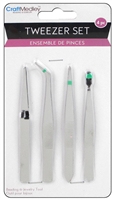 TWEEZER SET 4PC MQBT205