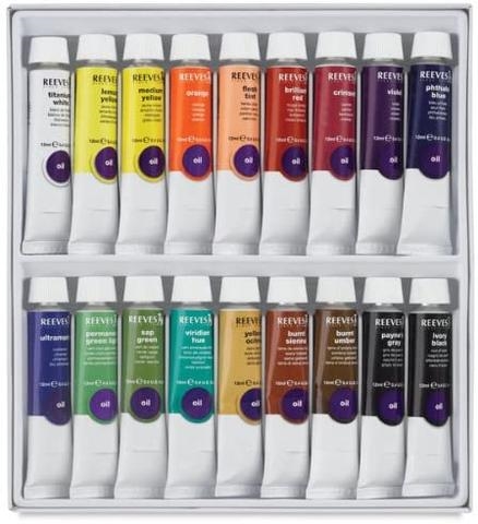 REEVES Oil colour deals set New