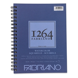 WATERCOLOR PAD FABRIANO 1264 7x10 inches 30 Sheets 140LB-300gr COLD PRESS FR7119100596