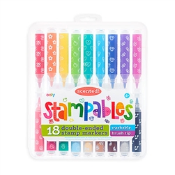 MARKER SET STAMPABLES DOUBLE-ENDED 18PC - OY130-070