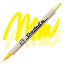 ZIG BRUSHABLES PURE YELLOW BRUSH PEN ZGMS-7700050